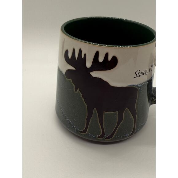 Cape Shore Stoneware Glazed Artisan Moose Mug Stowe VT - Picture 6 of 8